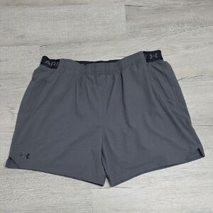 NWT Under Armour Men's 2in1 Gray Shorts - Size 3XL